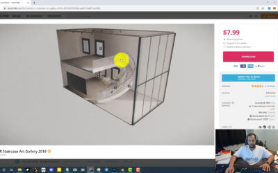 How to use a Sketchfab building for Mozilla Hubs