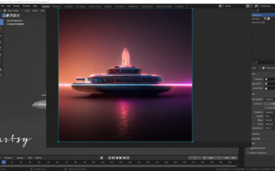 Modeling a Futuristic Cruise Liner in Blender 3D