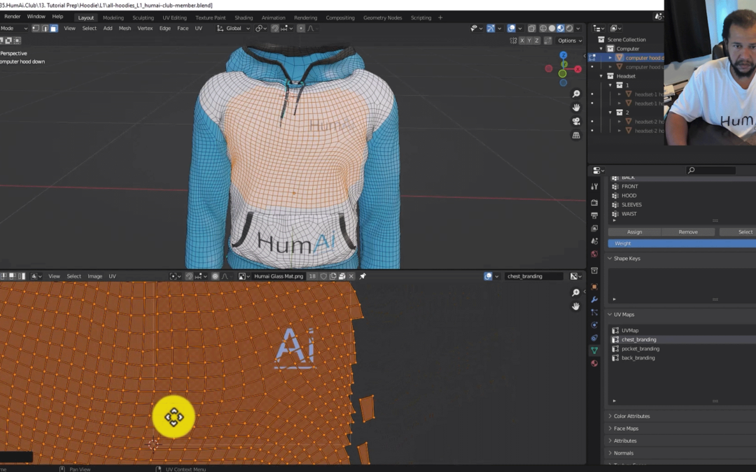 Customizable Hoodie for AltspaceVR Wearable